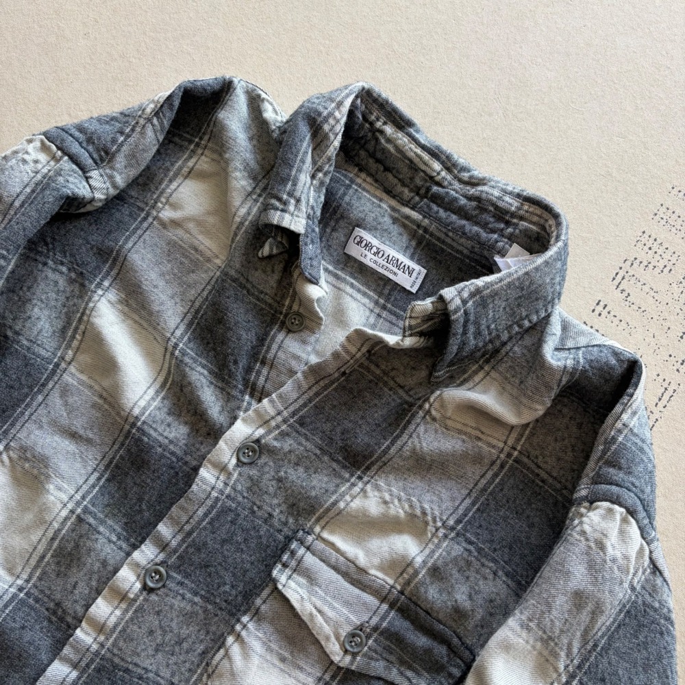 Vintage Giorgio Armani Flannel Shirt